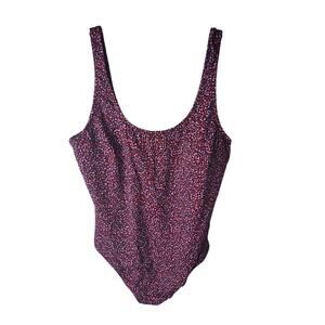 Amazon Essentials One Piece Swimsuit, Brick Red Leopard, 2X, NWT